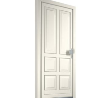 欧式平开门组件su模型