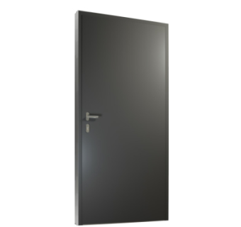 现代平开门组件su模型