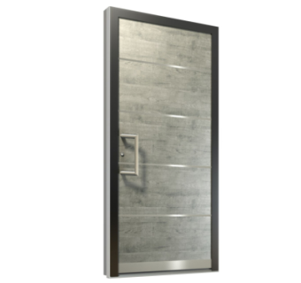 现代平开门组件su模型