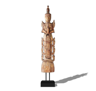 现代人物摆件su模型