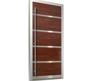 现代平开门组件su模型