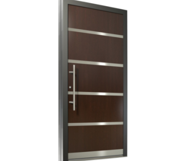 现代平开门组件su模型