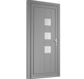 现代平开门组件su模型