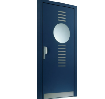 现代平开门组件su模型