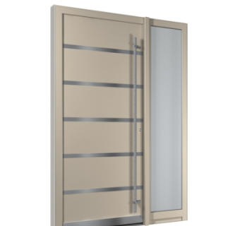 现代子母门组件su模型