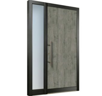 现代子母门组件su模型