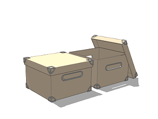 现代<em>储物盒</em>su模型