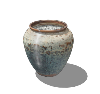 现代陶瓷罐su模型