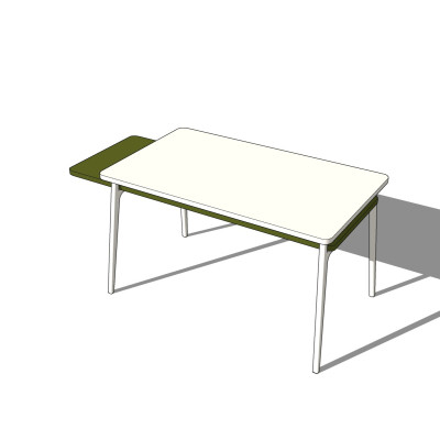 现代简约书桌su模型