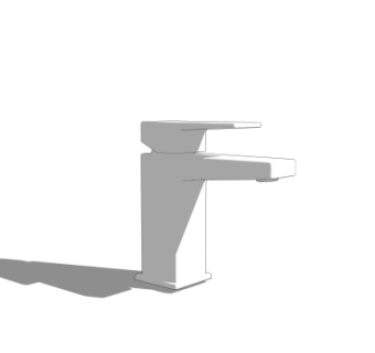 现代水龙头su模型