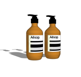 现代洗发液su模型