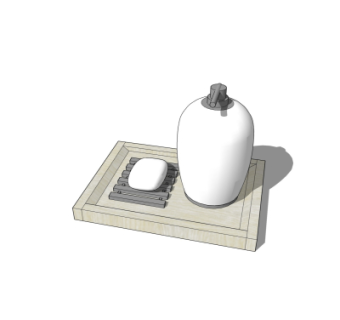 现代肥皂盒su模型