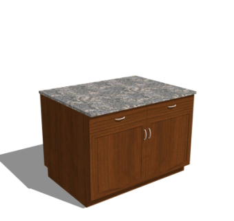 现代橱柜su模型