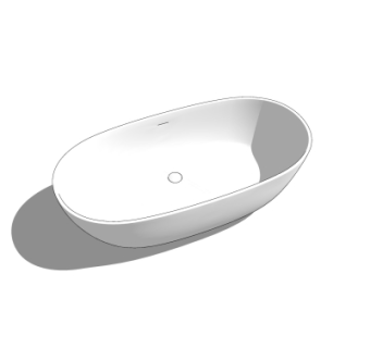 现代浴缸su模型