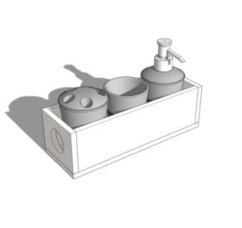 现代洗涤用品su模型