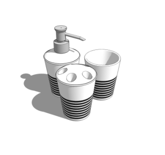 现代洗涤用品su模型