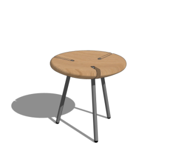 现代简约凳子su模型