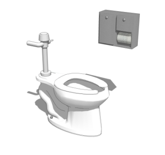 现代马桶su模型