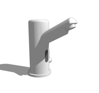 现代水龙头su模型