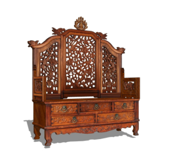 中式王座su模型