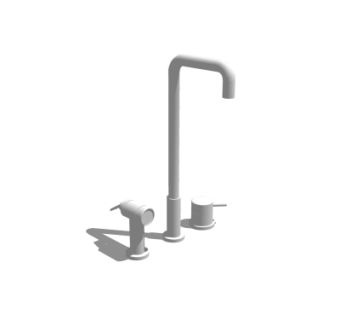 现代水龙头su模型