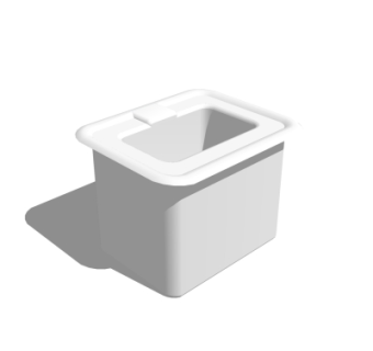 现代垃圾桶su模型