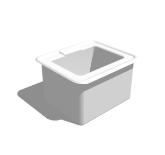 现代收纳箱su模型