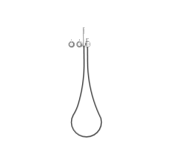 现代淋浴花洒su模型