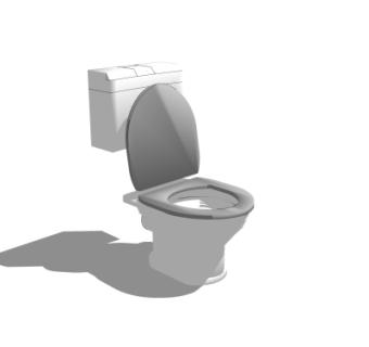 现代马桶su模型