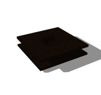 现代简约茶几su模型