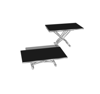 现代茶几su模型