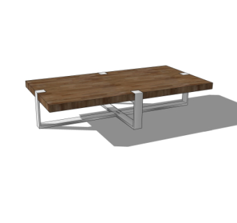 现代茶几su模型