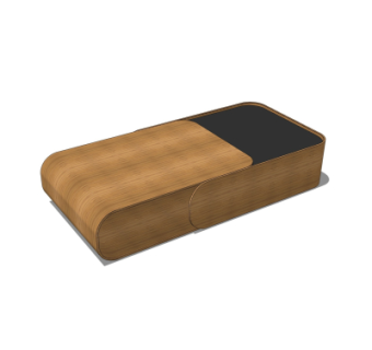 现代茶几su模型