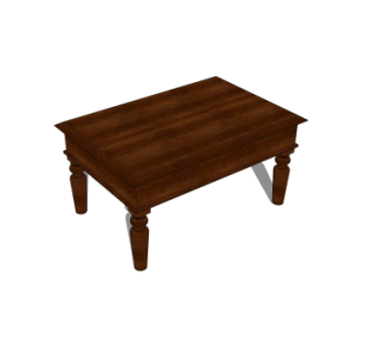 现代茶几su模型