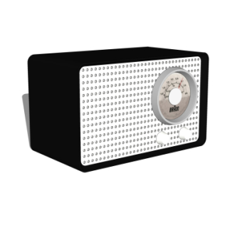 现代收音机su模型