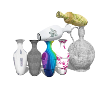 现代花瓶su模型