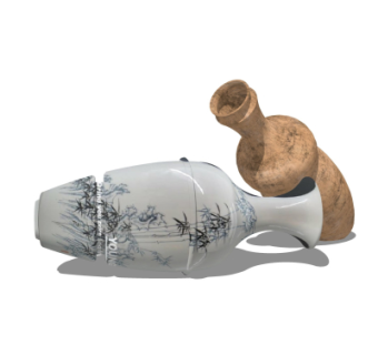 现代花瓶su模型