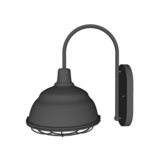 工业风金属壁灯su模型