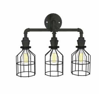 工业风金属壁灯su模型