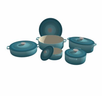 现代煮锅su模型