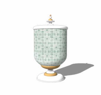 欧式摆件su模型