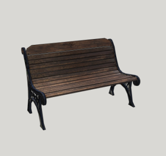 现代户外公用椅su模型