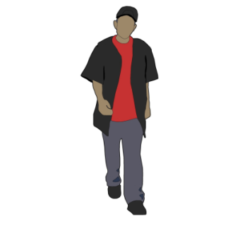 现代男性人物su模型