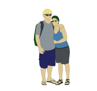 现代人物su模型