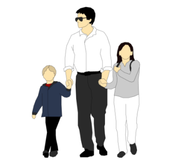 现代人物su模型