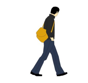 现代男性人物su模型