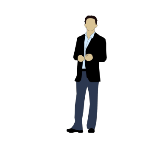 现代人物su模型