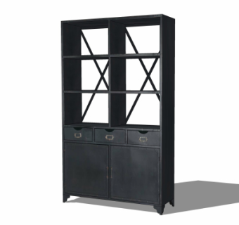 工业风装饰柜su模型