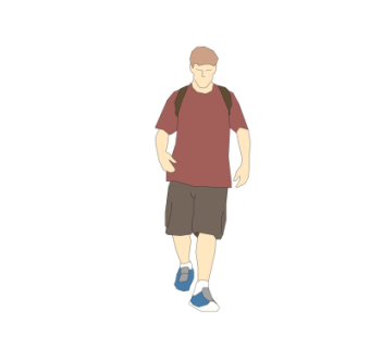 现代人物su模型