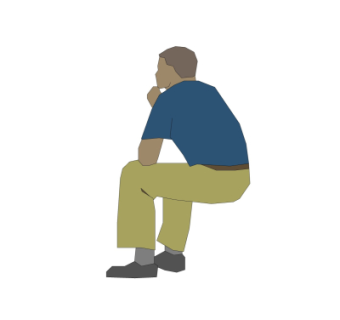 现代人物su模型